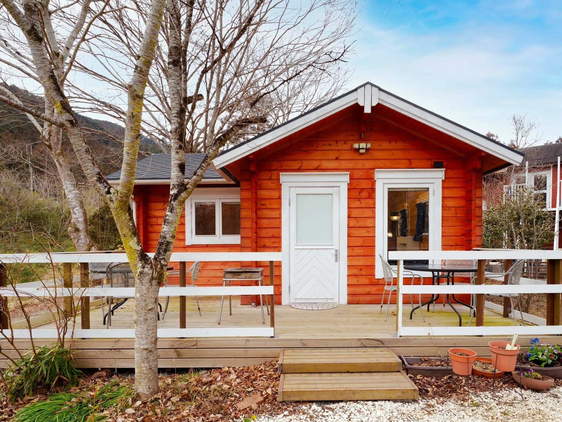 自然光が差し込む室内