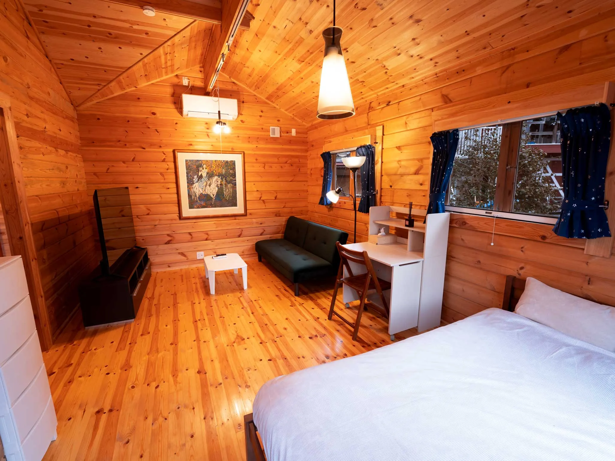 1泊2日プランのコテージ